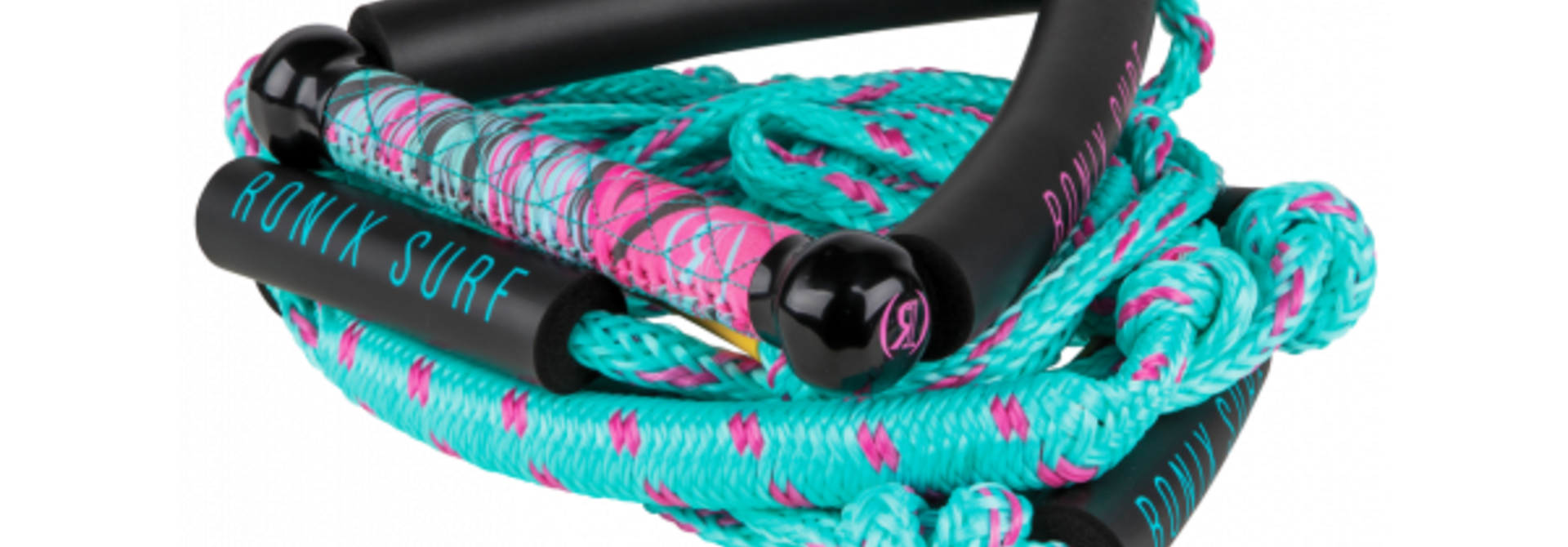 Womens Bungee 10 Wakesurf Handle w/ 25ft 4 Section Rope