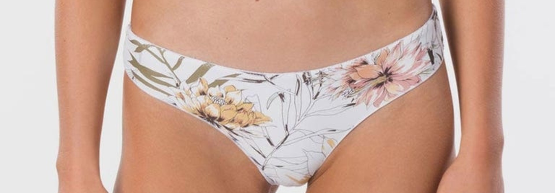 PLAYA BLANCA RUCHED CHEEKY BIKINI BOTTOM