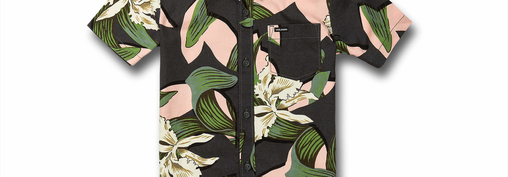 LITTLE BOYS CUT OUT FLORAL S/S