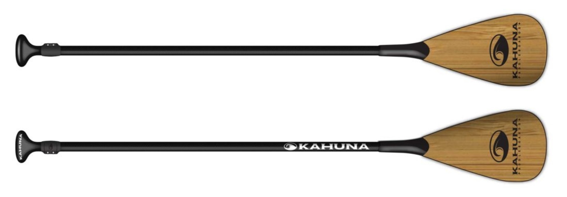 2 PIECE FULL CARBON PADDLE w/BAMBOO BLADE