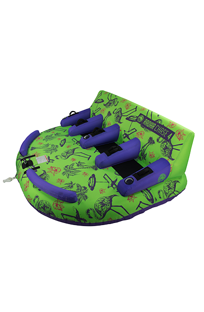 The Chase Lounge 4 Person Tube-Tropical/Lime/Purple-1