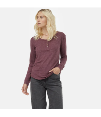 Ten Tree W Hemp Henley Longsleeve