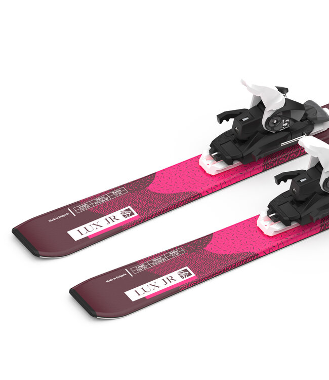 Salomon LUX Jr S Skis with C5 GW Bindings