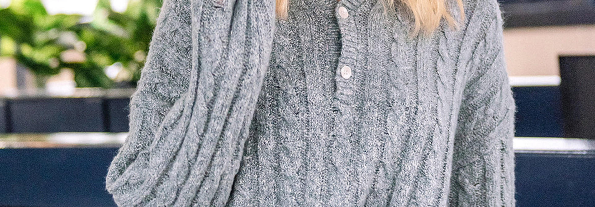 LOW LOW POLO SWEATER