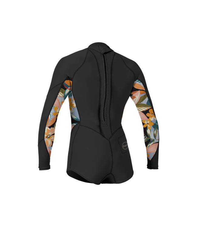 O'Neill GIRLS BAHIA 2/1MM BACK ZIP L/S SURF SUIT