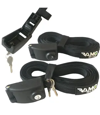 Vamo 10' Locking Tie Down Straps-Keyed