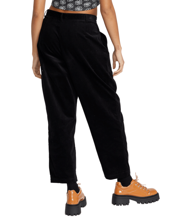 winter black wild trousers corduroy casual wide leg pants