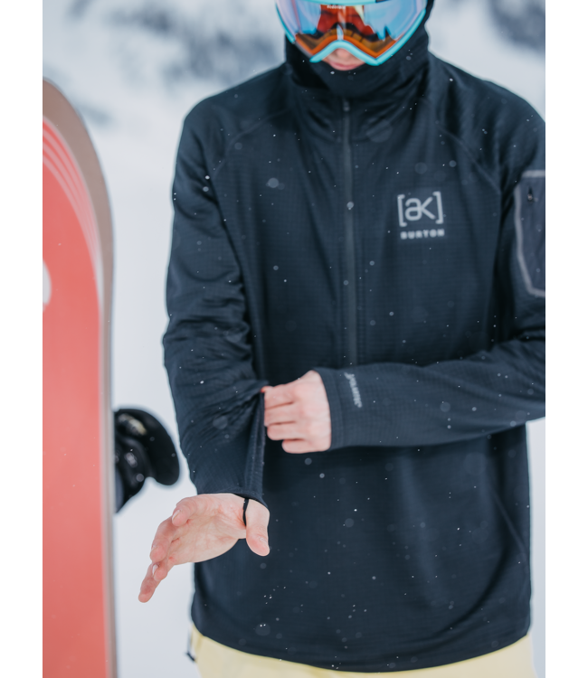 Burton Men's [ak] Helium Power Grid™ Half-Zip Fleece