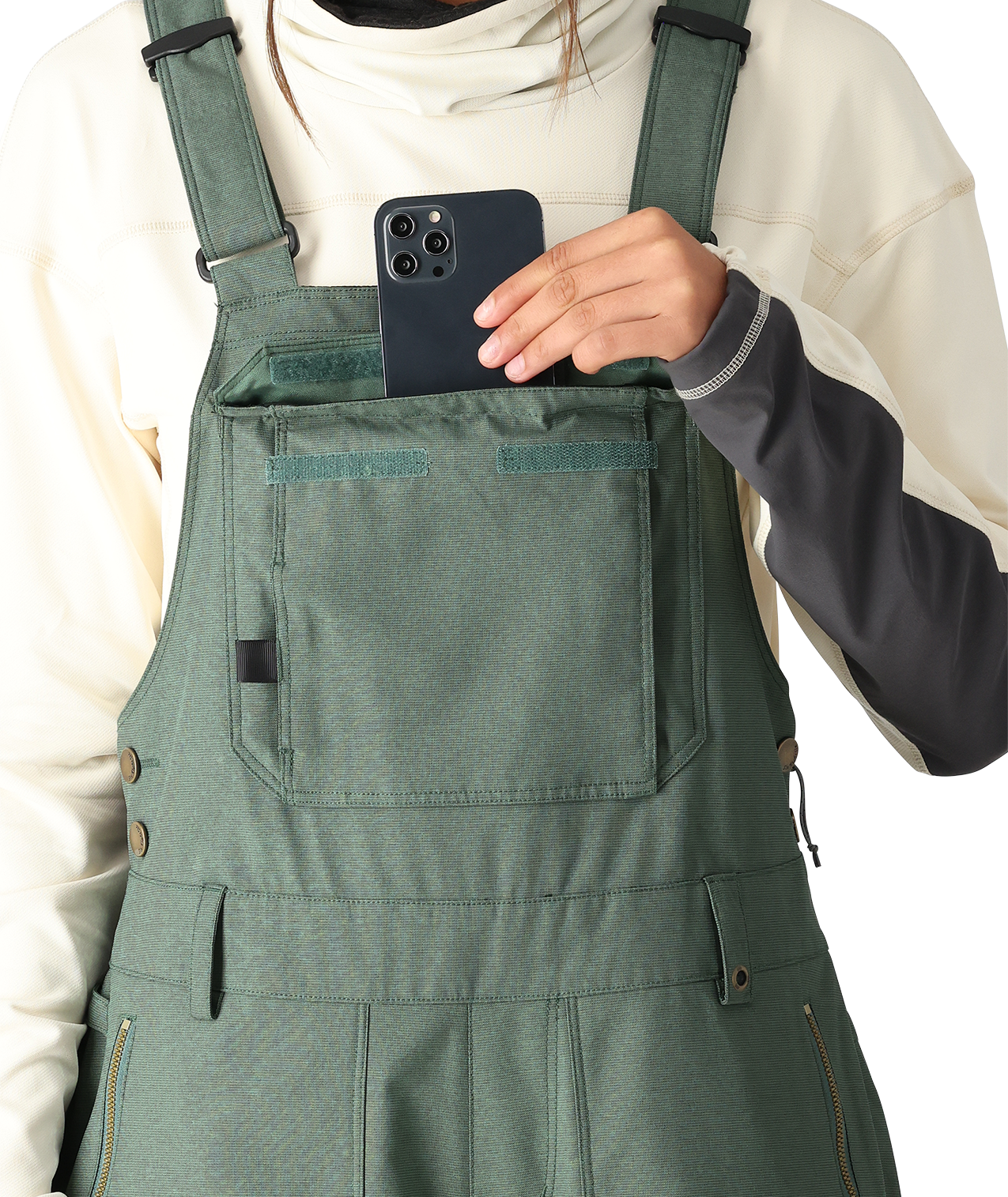 Women's Black Magic Bib Attridge Ski & Board