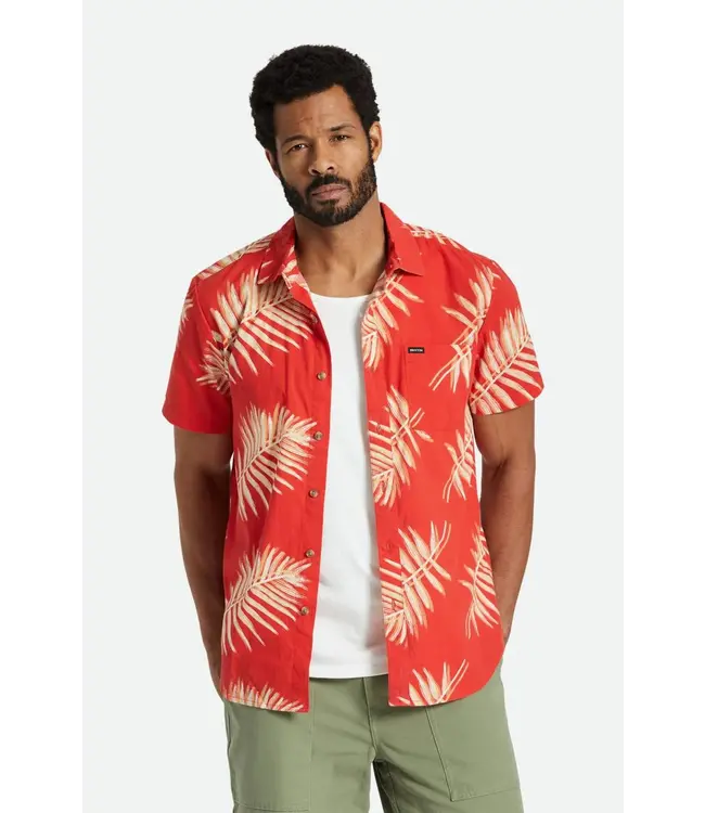 Brixton CHARTER PRINT S/S WVN