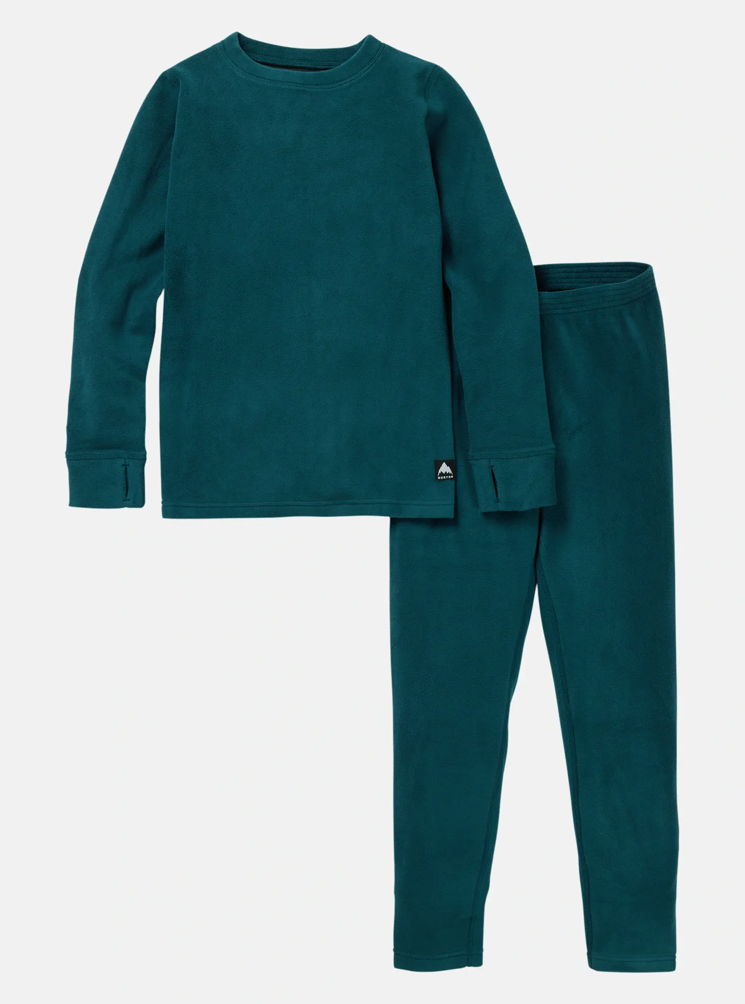 Kids Heavyweight Base Layer Fleece Set Attridge Ski Board