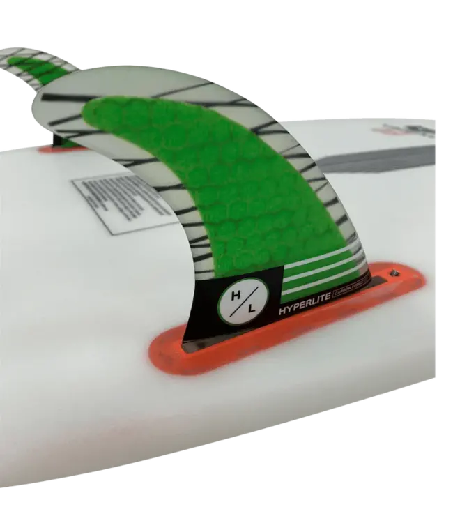 Hyperlite 4.5 Riot Carbon Surf Fin Set