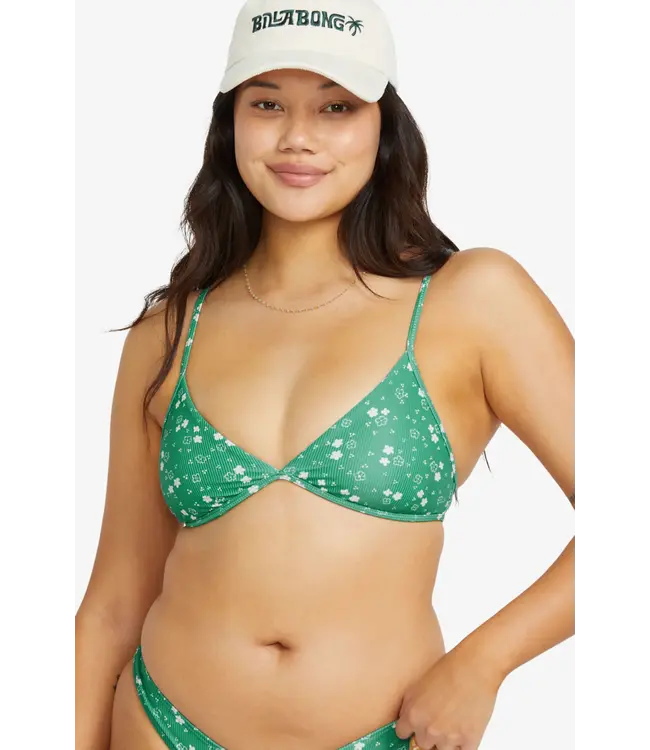 Billabong In The Green Charlie Medium Coverage Tri Bikini Top