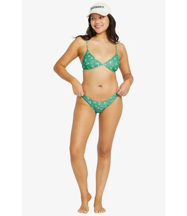 Billabong In The Green Charlie Medium Coverage Tri Bikini Top