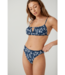 Roxy Hibiscus Haven Midrise High Leg Bikini Bottom