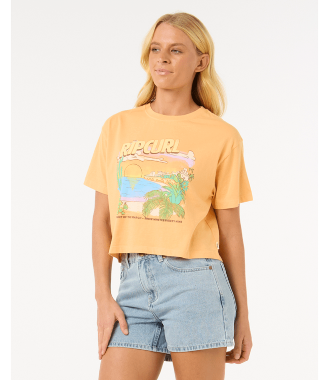 RIP CURL LA PALOMA CROP TEE