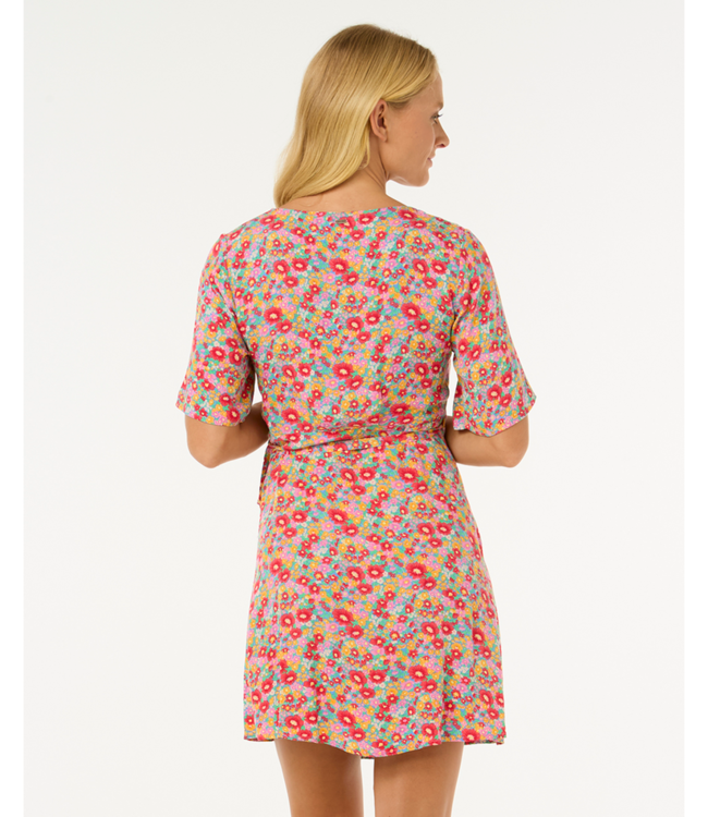RIP CURL LAS DALIAS DITSY WRAP DRESS