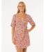 RIP CURL LAS DALIAS DITSY WRAP DRESS