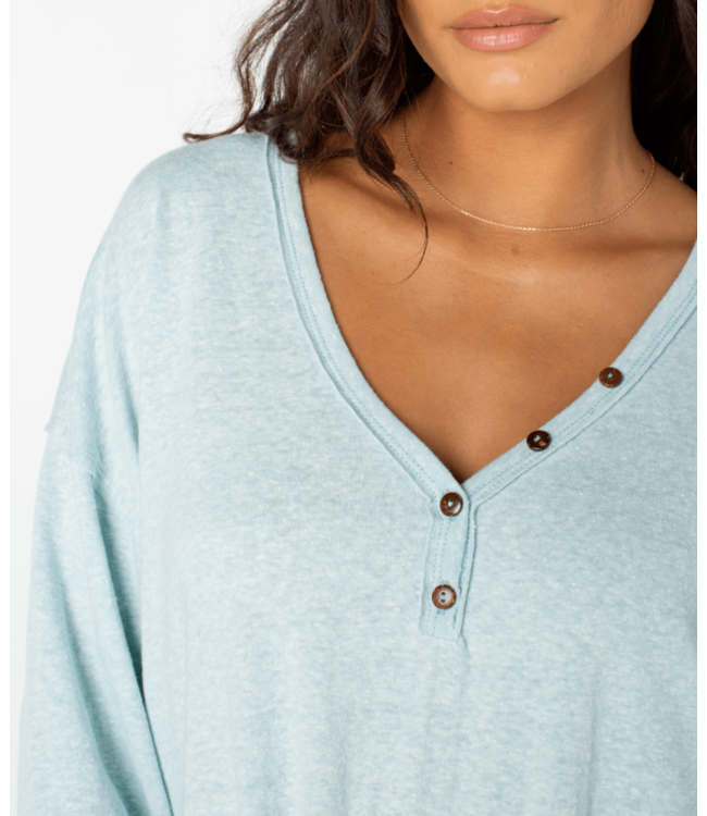 Roxy Weekend Story Henley Top