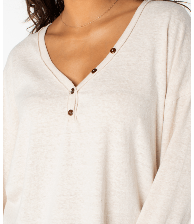 Roxy Weekend Story Henley Top