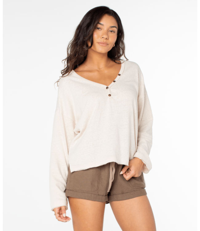 Roxy Weekend Story Henley Top