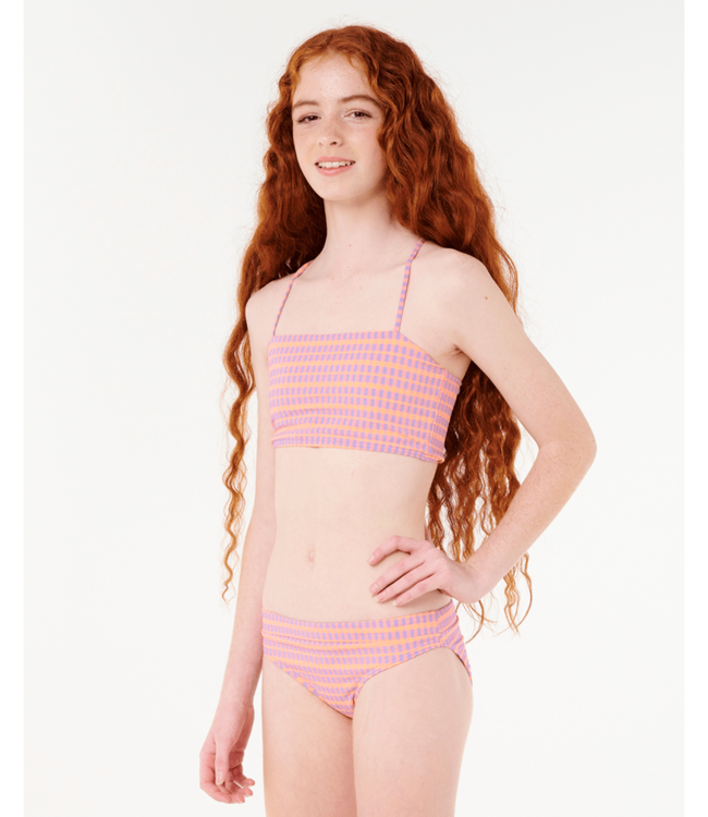 RIP CURL NEON ISLES PLAID BIKINI-GIRL