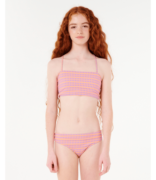 RIP CURL NEON ISLES PLAID BIKINI-GIRL