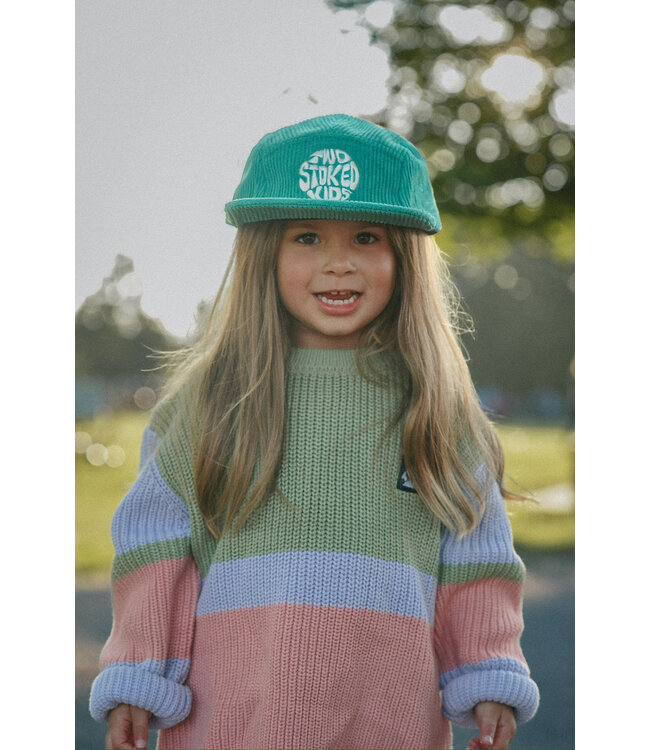 Two Stoked Kids Deep Sea Corduroy Cap