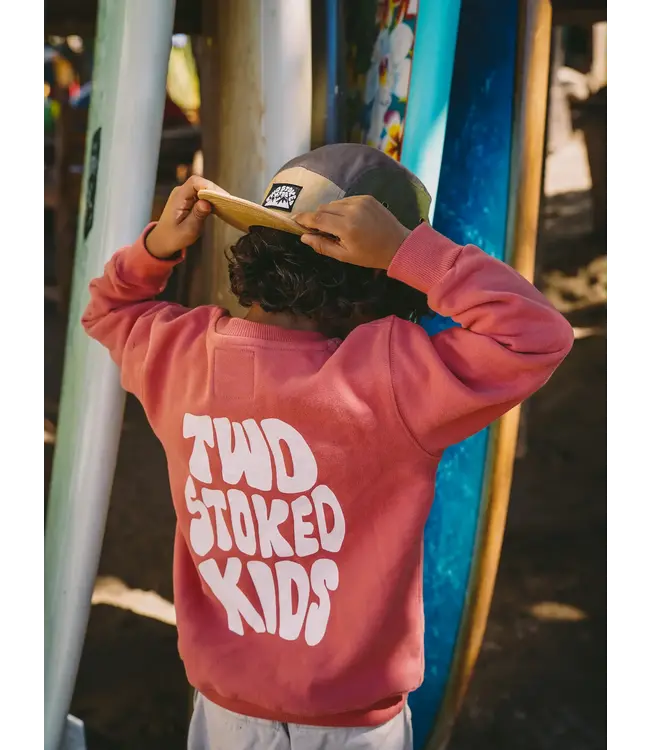 Two Stoked Kids Little Surfer Crewneck