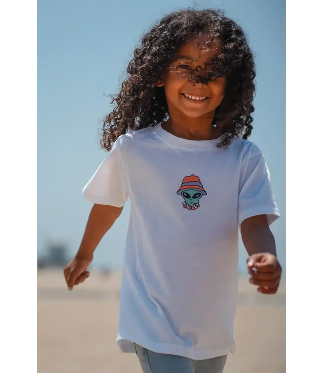 Two Stoked Kids Surfing Alien T-Shirt