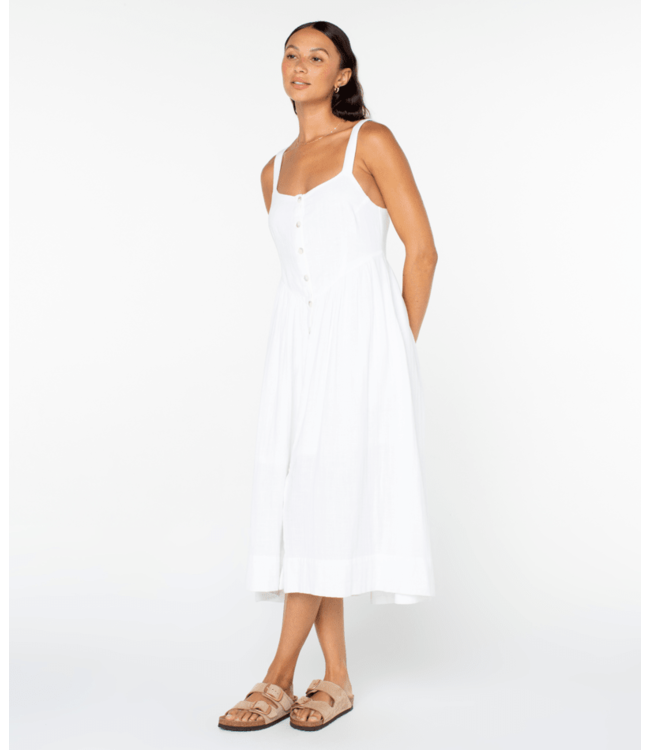 Roxy Brisa Cotton Midi Dress