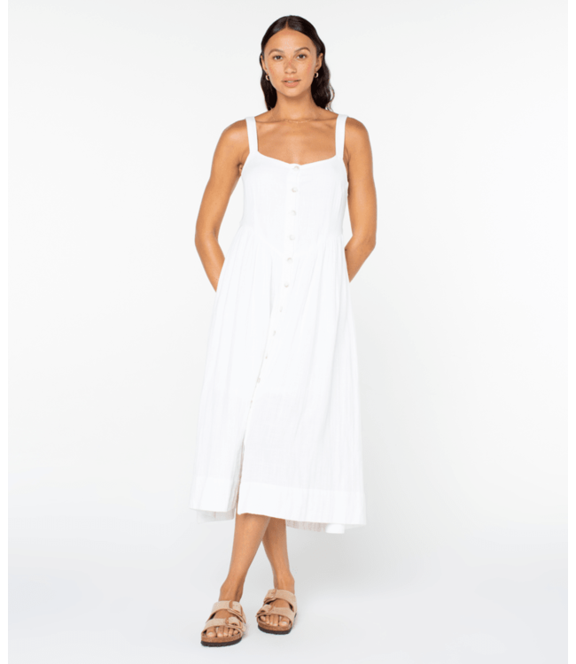 Roxy Brisa Cotton Midi Dress