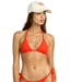 Billabong Red Aloha Multi Triangle Bikini Top