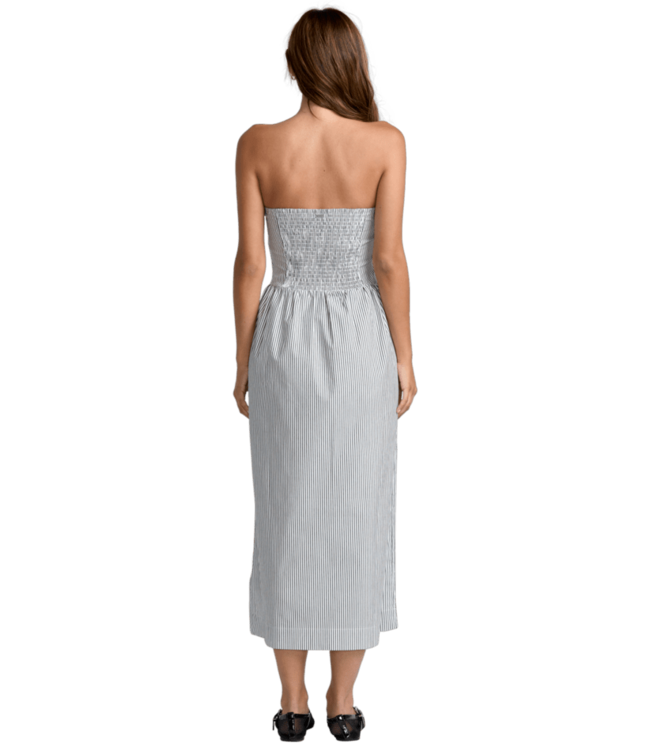 RVCA FLORENCE DROP WAIST MIDI DRESS