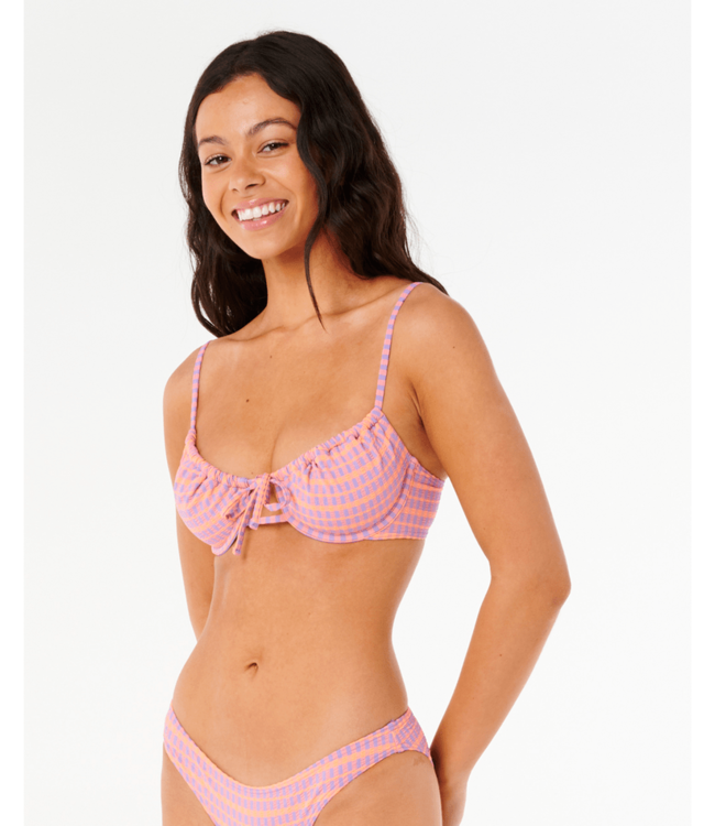 RIP CURL ISLES PLAID D-DD BALCONETTE