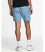 RVCA ESCAPE ELASTIC WAIST CHAMBRAY SHORTS