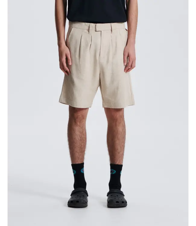 Critical Slide HARRO LINEN PLEAT SHORT