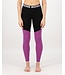 Mons Royale Women's Cascade Merino Base Layer Legging-Purple Bolt