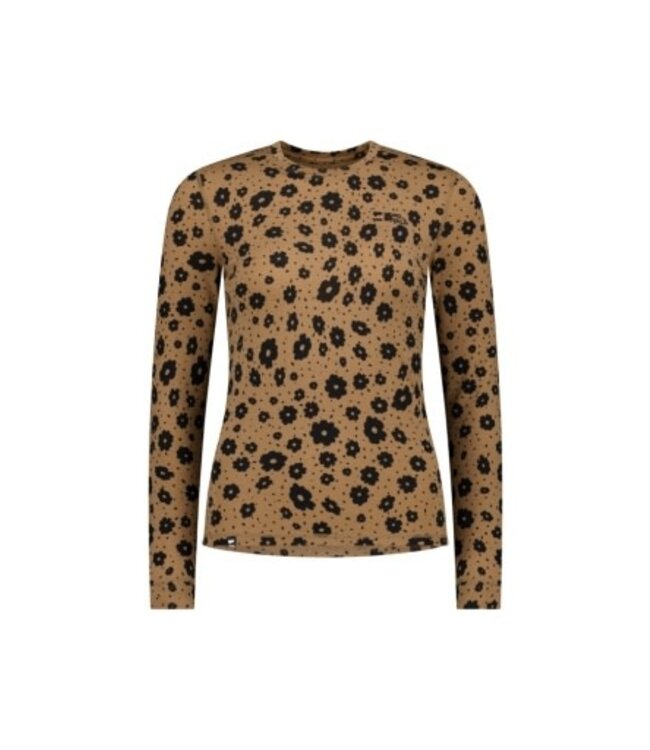 Mons Royale Cascade Merino Base Layer Long Sleeve-Aoraki Lily Toffee