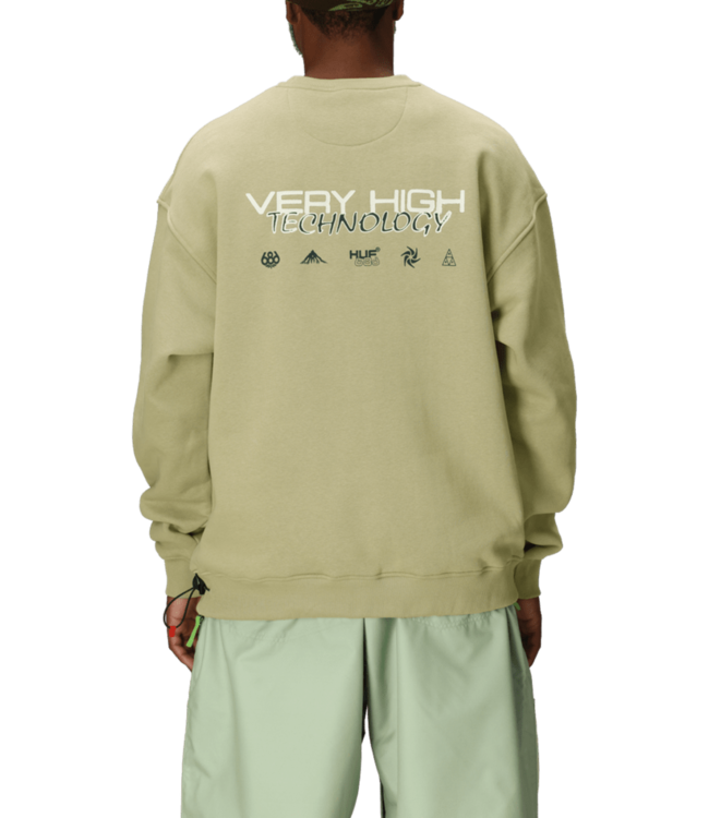 686 686 HUF PREMIUM HEAVYWEIGHT CREW SWEATSHIRT