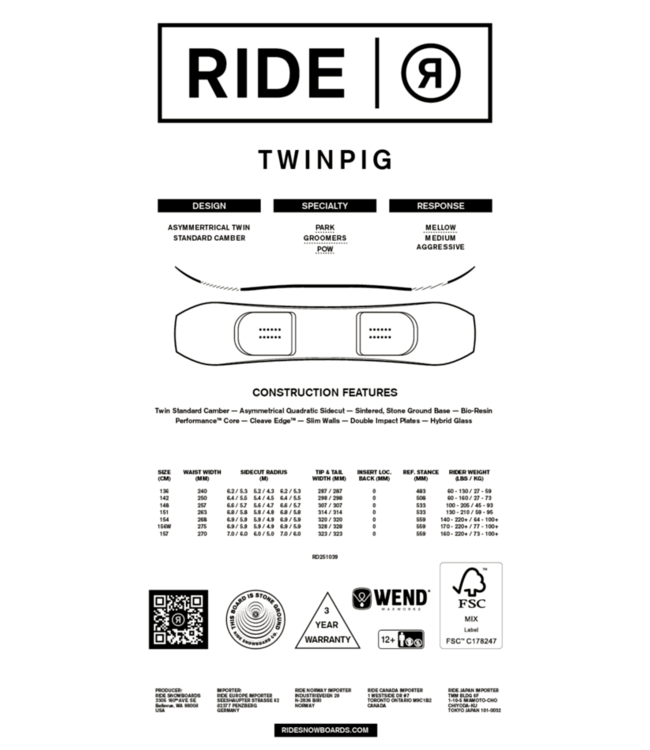 Ride TWINPIG