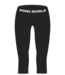 Mons Royale Women's Cascade Merino Base Layer 3/4 Legging-Black