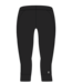 Mons Royale Women's Cascade Merino Base Layer 3/4 Legging-Black