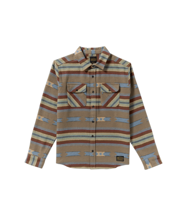 RVCA DAYSHIFT BLANKET FLANNEL LS