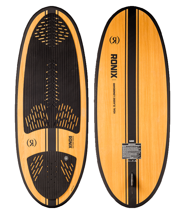 Ronix Koal Classic Longboard - Matte Black / Redwood
