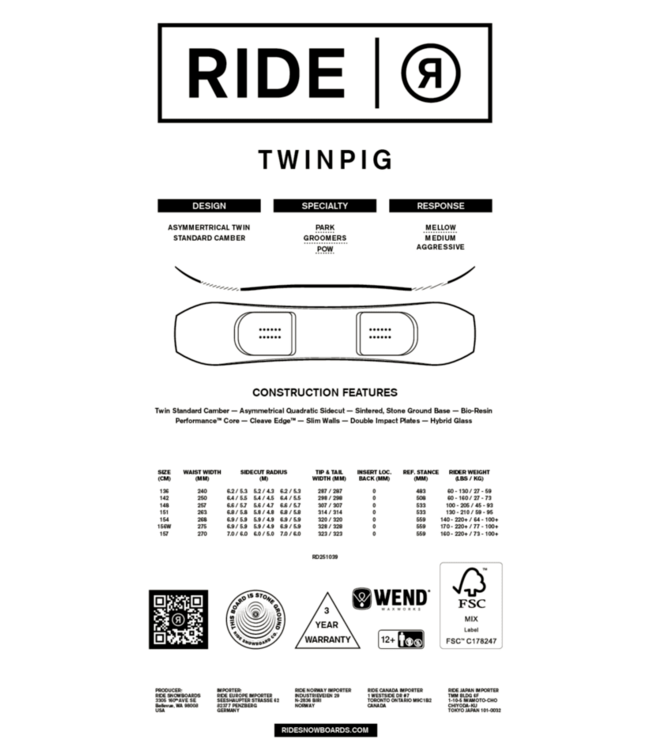Ride TWINPIG