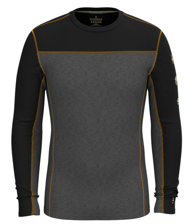 Smartwool Men's Classic Thermal Merino Base Layer Colorblock Crew Boxed