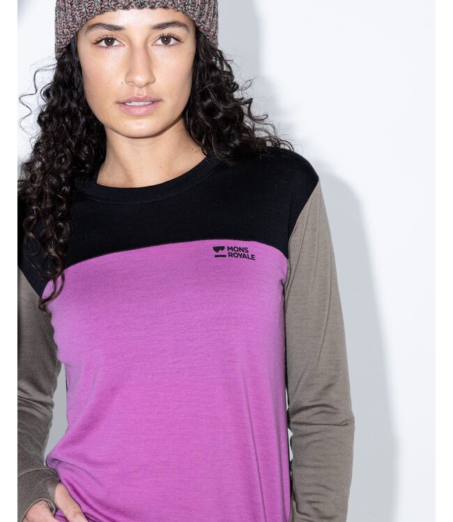Mons Royale Women's Yotei Merino Long Sleeve Base Layer