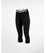 Mons Royale Women's Cascade Merino Base Layer 3/4 Legging-Black