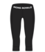Mons Royale Women's Cascade Merino Base Layer 3/4 Legging-Black